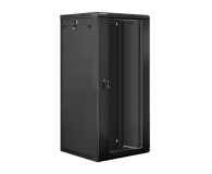 LANBERG Szafa instalacyjna wisząca 19'' 27U 600X600mm czarna (drzwi szklane) WF01-6627-10B - 455320 - zdjęcie 3